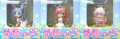 幸运星 ミニディスプレイフィギュア Vol.2 柊镜/小早川优/高良美幸 3種SET 