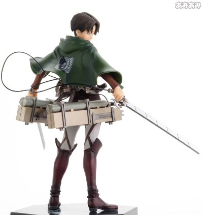 一番くじ 进击的巨人 -くじ奪還作戦- A賞 リヴァイフィギュア 立体機動ver.