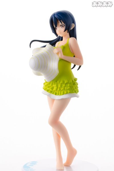 LoveLive! ビーチフィギュア2-海未＆絵里- サマー蓝色ver. 園田海未
