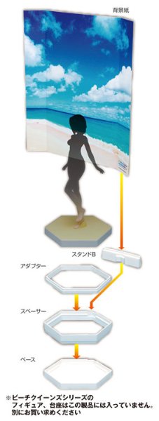 BEACH QUEENS オーナメント ビーチクイーンズ専用 拡張ベースSET 単品