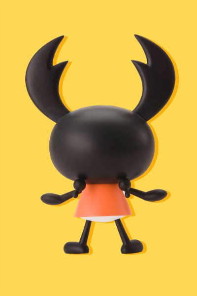 粘土人 #007 锹型虫少女益智方块 锹型虫少女 与 Joshi-chan