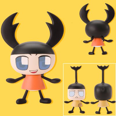 粘土人 #007 锹型虫少女益智方块 锹型虫少女 与 Joshi-chan