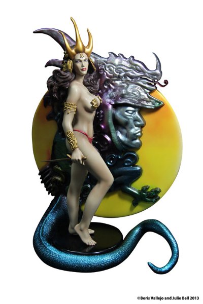 Fantasy Figure Gallery 龙・メイデン レジンスタチュー