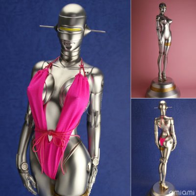 Fantasy Figure Gallery セクシーロボット 001 粉色水着(Hajime Sorayama)
