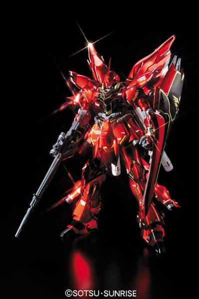 MG 1/100 机动战士高达UC  MSN-06S 新安州 Ver.ka. Titanium Finish