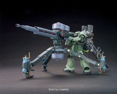 HGGT 1/144 机动战士高达 雷霆宙域  MS-06 扎古 II ＆Big Gun（高达雷霆宙域版）