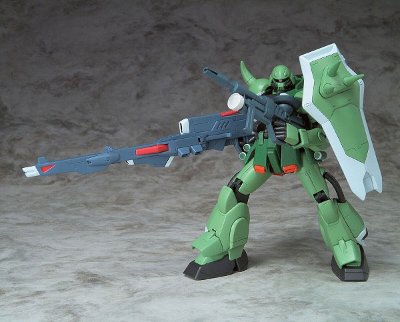 MS In Action ガナー扎古战士（緑）