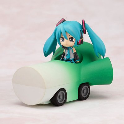 黏土人plus ボーカロイド 激走プルバックカー ミク＆ネギカー 単品