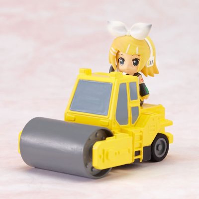 黏土人plus ボーカロイド 激走プルバックカー リン＆ロード罗拉ー(イエロー) 単品