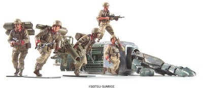 U.C.ハー古拉フ 1/35 地球連邦軍 対MS特技兵SET