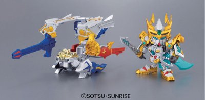 BB戦士 三国伝 动画版 029 真 猛虎装 孫権(もうこそう そんけん)高达・天玉鎧 弩虎(てんぎょくがい どうこ)