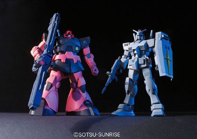 HGUC 1/144 机动战士高达  MS-09R 力克·大魔 ＆ RX-78-3 G-3高达 ＆ FF-X7 核心战机
