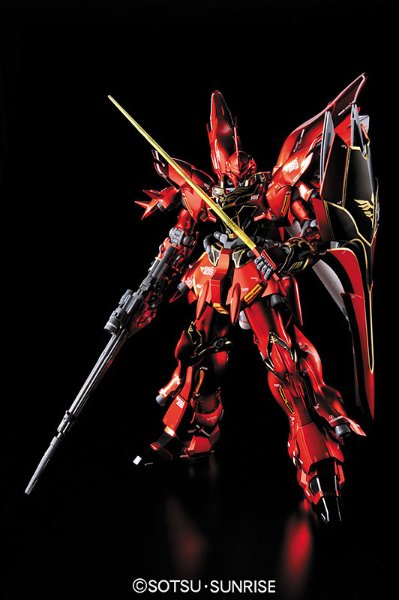 MG 1/100 机动战士高达UC  MSN-06S 新安州 Ver.ka. Titanium Finish