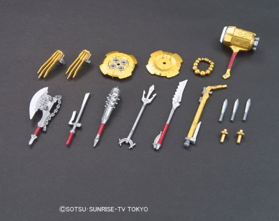 HGBC (#005)  1/144 高达创战者 战国异端顽驮无高达用配件包 祭典武器配件套装