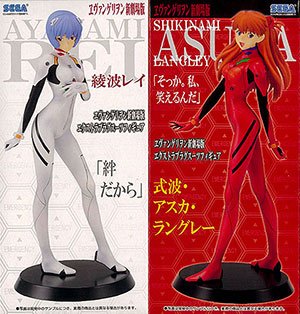 EVA新剧场版 EXプラグスーツフィギュア レイ/アスカ 2种套件 (EVA) 
