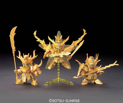 BB戦士 三国伝 动画版 036 真 三国伝 三位一体SET【龍帝剣覚醒版】