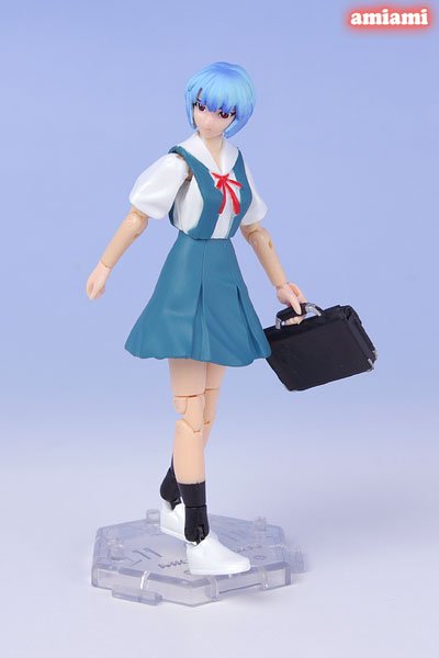 ミクロマン ミクロアクション系列 EVA 绫波丽(制服Ver.2)