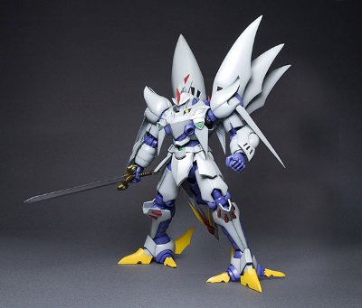 机战OG 1/144 赛巴斯达 一部涂装済みPlastic Kit