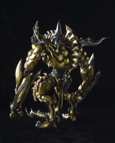 牙狼系列 换装铠甲与剧中道具第五作 心灭兽身牙狼与魔道指环扎尔巴战损版