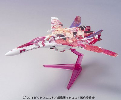 超时空要塞F(Frontier) 1/100 VF-25F Messiah Valkyrie ファイターモード シェリルマーKINGVer.