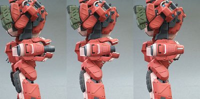 ボーダーブレイク クーガーI型 重火力兵装 Aクラスカラー 一部涂装済みPlastic Kit