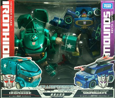 变形金刚 アイアンハイド VS サウンドウェーブ