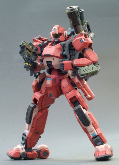 ボーダーブレイク クーガーI型 重火力兵装 Aクラスカラー 一部涂装済みPlastic Kit