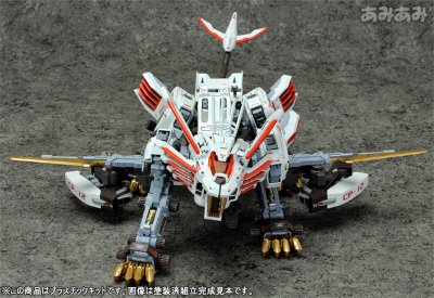 索斯机兽 RZ-028 白色超重剑长牙狮 一部涂装済Plastic Kit irisawa流通限定品