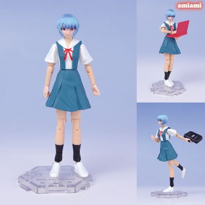 ミクロマン ミクロアクション系列 EVA 绫波丽(制服Ver.2)