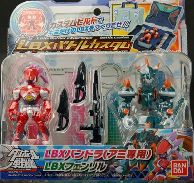 ダン铁球戦机 LBXバトルカスタムFigure Set LBX潘朵拉＆LBXフェンリル