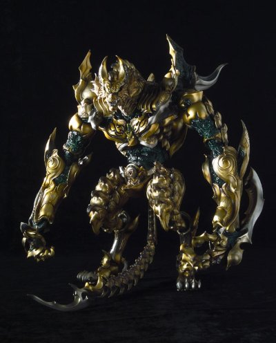 牙狼系列 换装铠甲与剧中道具第五作 心灭兽身牙狼与魔道指环扎尔巴战损版