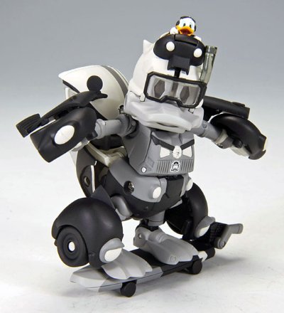 变形金刚 ディズニーレーベル ドナルドダック ホリデービークル モノクローム