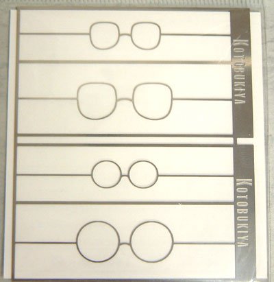 M.S.G 模型配件 E101S 眼镜框架1银