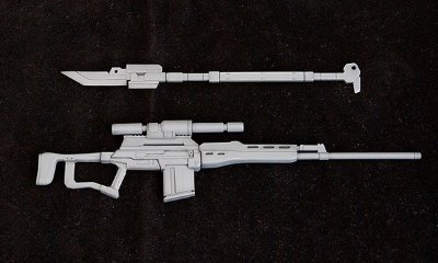 M.S.G モデリングサポートグッズ ウェポンユニット MW09R 薙刀・スナイパーライフル
