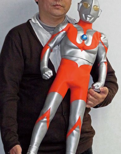 复刻版 全高80cm涂装完成组装模型 大型软胶「奥特曼」