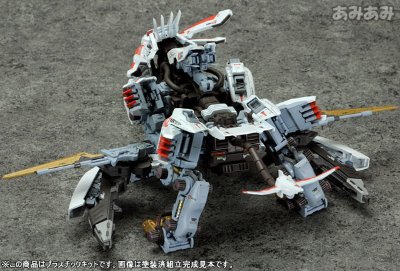 索斯机兽 RZ-028 白色超重剑长牙狮 一部涂装済Plastic Kit irisawa流通限定品