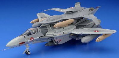 超时空要塞ZERO VF-0A 凤凰(工藤真机) with QF-2200D-B 幽灵