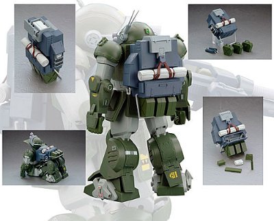 装甲骑兵ボトムズ 1/12 眼镜斗犬対応 パラシュートザック装备