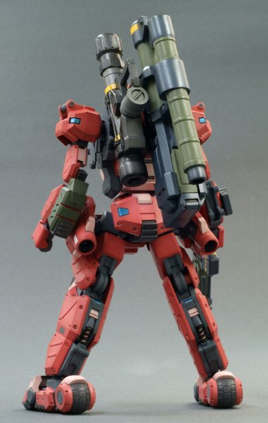 ボーダーブレイク クーガーI型 重火力兵装 Aクラスカラー 一部涂装済みPlastic Kit