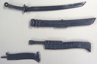 M.S.G モデリングサポートグッズ ウェポンユニット MW06R サムライソード・マチェット