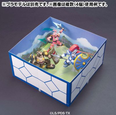ダン铁球戦机 LBX DCUBEベース(2) 草原タイプ