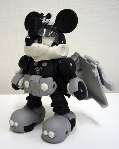 变形金刚 ディズニーレーベル ミッキーマウストレーラー モノクローム