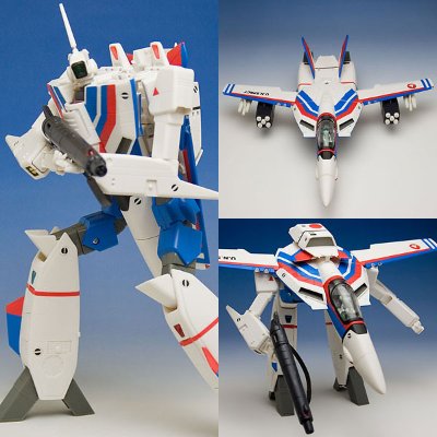 超时空要塞マクロス 1/48 完全変型版 VF-1A エンジェルバーズ仕様机