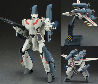 YAMATO超时空要塞系列 1/60 完全変形 VF-1J 一条辉 机 with スーパーパーツ