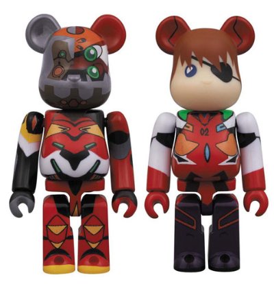 ベアブリック No.000EVA-E EVA新剧场版：Q 2体SETE