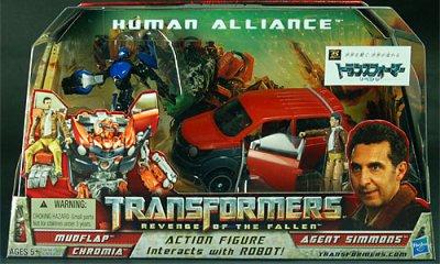 变形金刚 ムービー RA-31 マッドフラップ＆シモンズ捜査官