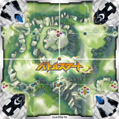 ダン铁球戦机 LBXバトルベース（ジオラマ岩山タイプ）