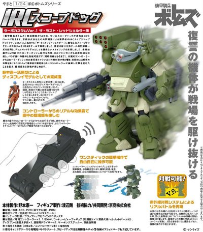 1/24 IRCボトムズ 眼镜斗犬 ターボカスタム Ver.1 ザ・拉丝特レッドショルダー版 Bバンド 単品