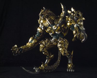 牙狼系列 换装铠甲与剧中道具第五作 心灭兽身牙狼与魔道指环扎尔巴战损版