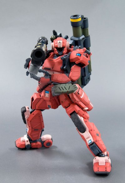 ボーダーブレイク クーガーI型 重火力兵装 Aクラスカラー 一部涂装済みPlastic Kit